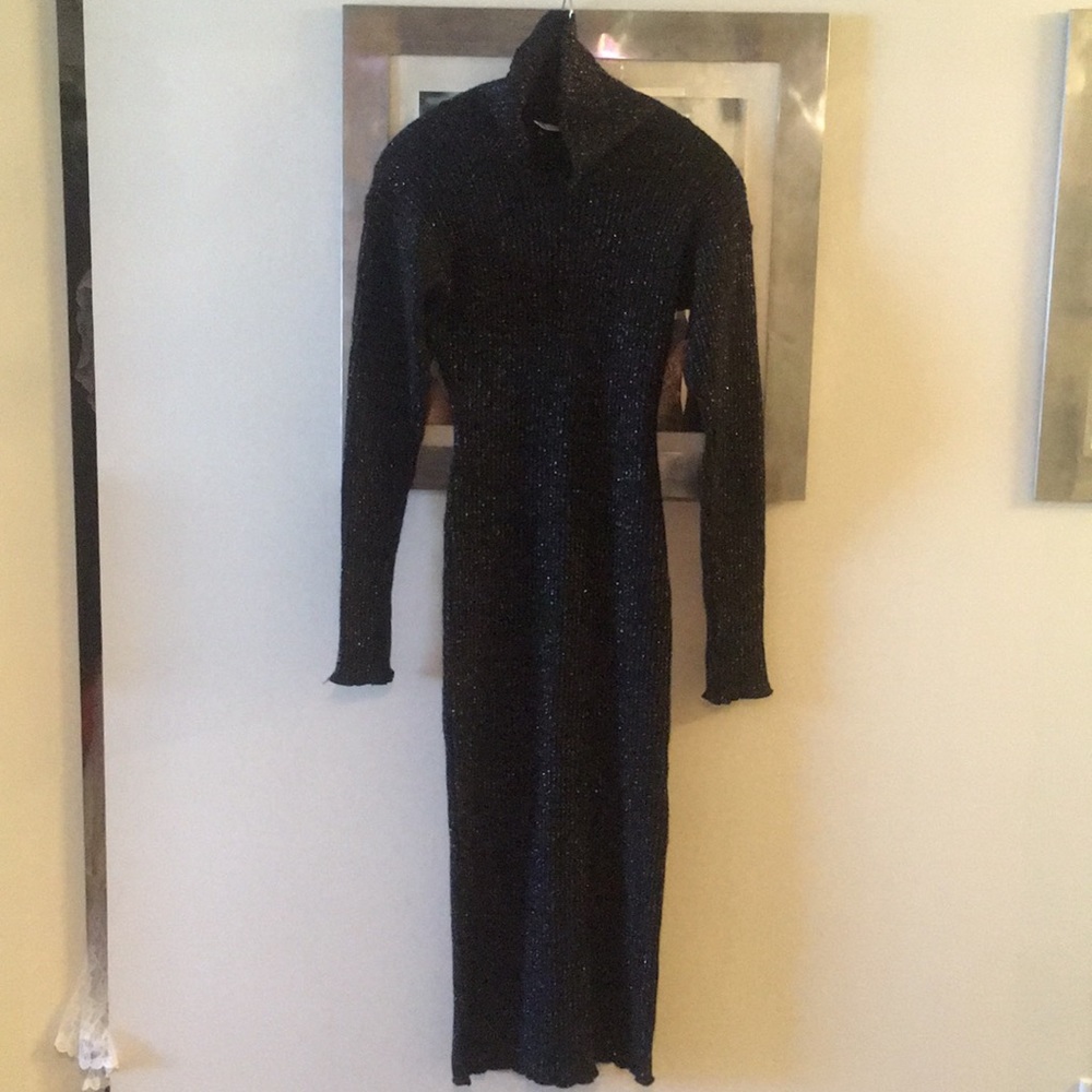 Vintage NWOT John Richmond British Designer long maxi wool knit dress 👗 - Picture 3 of 7